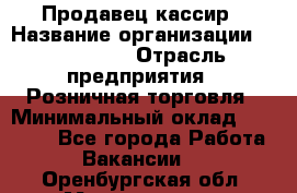 Продавец-кассир › Название организации ­ Diva LLC › Отрасль предприятия ­ Розничная торговля › Минимальный оклад ­ 20 000 - Все города Работа » Вакансии   . Оренбургская обл.,Медногорск г.